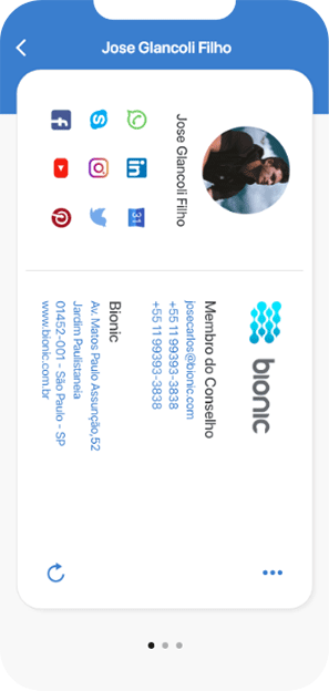 Encontrar as redes sociais de seus contatos ficou muito mais fácil.