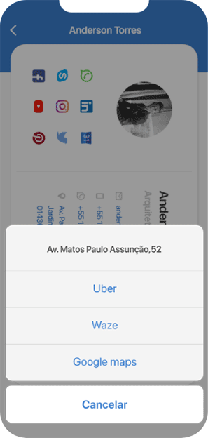 Acessar aplicativos de navegação.